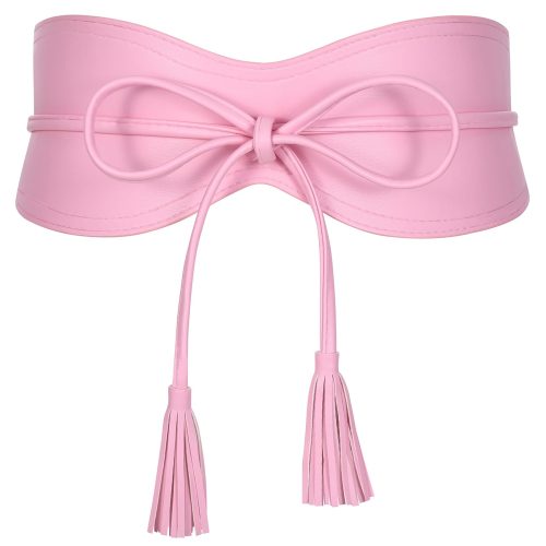 XZQTIVE Women Wide Belt for Dress Fashion Ladies Cinch Obi Belt Waistband with Tassel Tie XZQTIVE Women Wide Belt for Dress Fashion Ladies Cinch Obi Belt Waistband with Tassel Tie