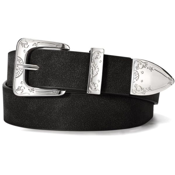 XZQTIVE Western Belt for Women, Cowgirl Cowboy Suede Belt for Jeans Pants, Vintage Belts with Silver Buckle, Country Style XZQTIVE Western Belt for Women, Cowgirl Cowboy Suede Belt for Jeans Pants, Vintage Belts with Silver Buckle, Country Style